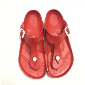 birkenstock gizeh eva red